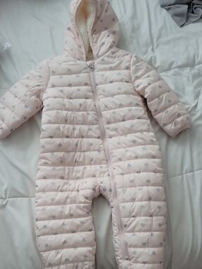omighty Cream Sherpa Baby Snow Suit
